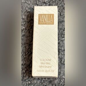 Vintage 1995 Avon Vanilla Soft Musk Cologne Mini Mist Box Only